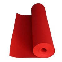 red color 100% polyester felt fabric 1mm 180gsm 1.08mx80m in stock